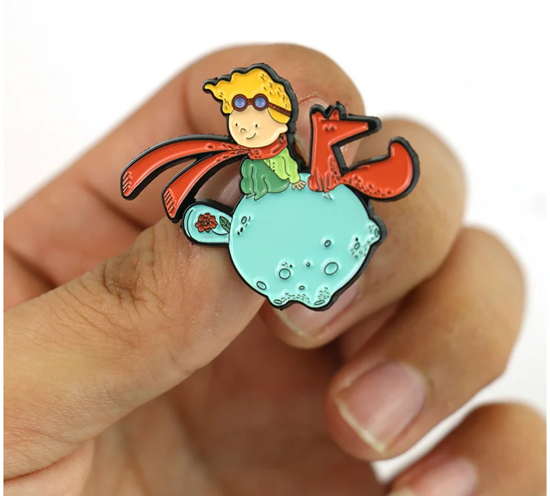 K1121 Le Petit Prince булавки ювелирные изделия металлические эмалированные булавки и броши для отворота булавки рюкзак сумки значок воротник ювелирные изделия