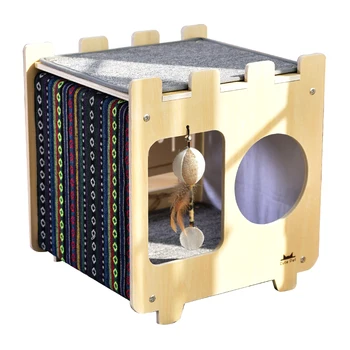 

Cat game No.0 sets up paws interesting cat toys jumping drilling platform