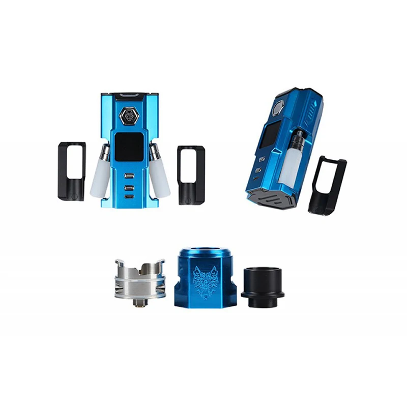 Sigelei Snowwolf Squonk Vfeng комплект питание от 18650/20700/21700 батареи с 1,30 дюймовым TFT цветным экраном паровой комплект