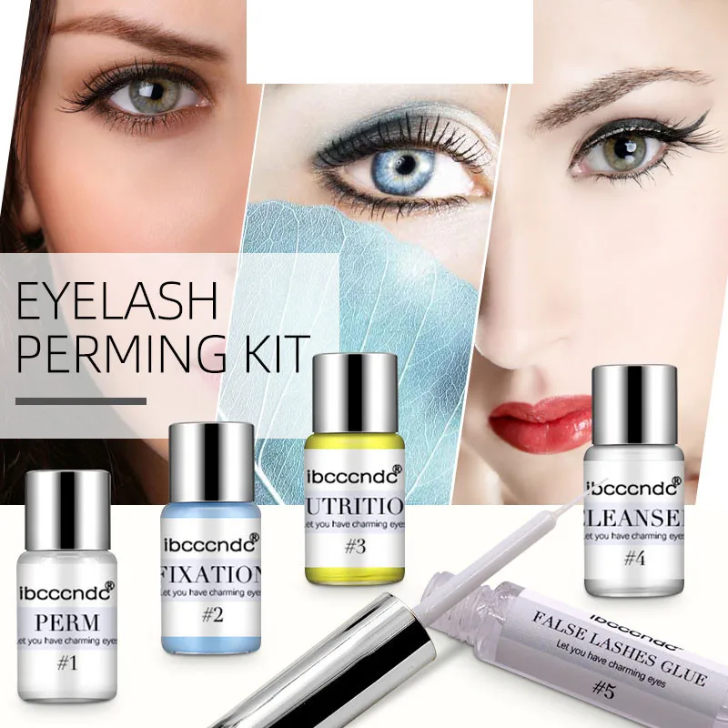 

7 In 1 Mini Eyelash Perming Kit Eyelash Wave Lotion Curling Perm Curler Kit Eye Lashes Lift Liquid Set Eyelash Perming Set TSLM1