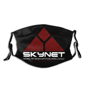 

Skynet Terminator Non-Disposable Mouth Face Mask Anti Bacterial Dustproof Protection Cover Respirator Muffle Mask with Filters