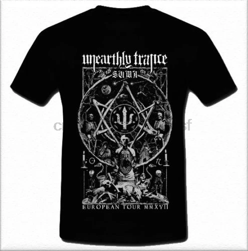 Неземной Транс европейский тур ммxvii Sludge Металлическая черная футболка S M L XL 2XL |