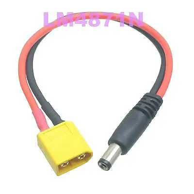 DHL/EMS 50 LOTS New Power Cord with DC 5.5mm x 2.1mm Barrel Plug to XT-60 Male plug Adapter-d2