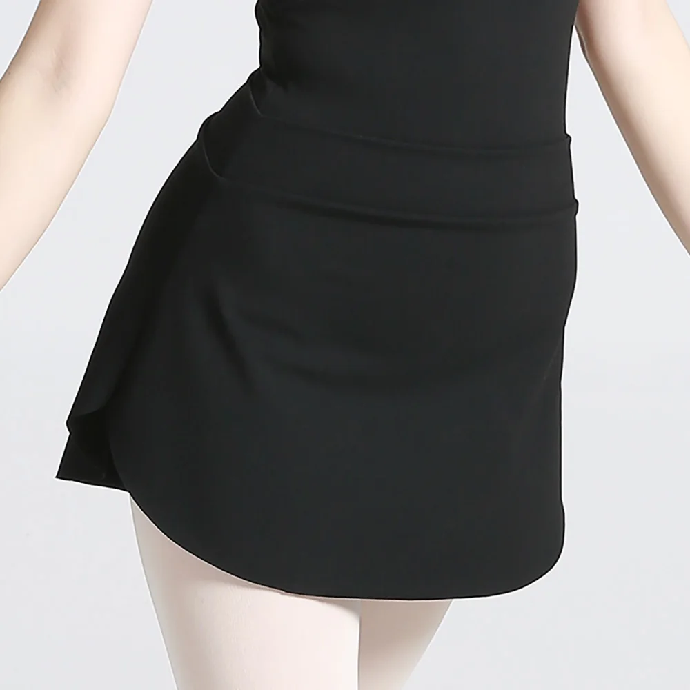 Adult Ballet Skirt Women Ballerina Bullet Point Skirt High Elastic Waist Ballet Dress Side Split Dance Wear