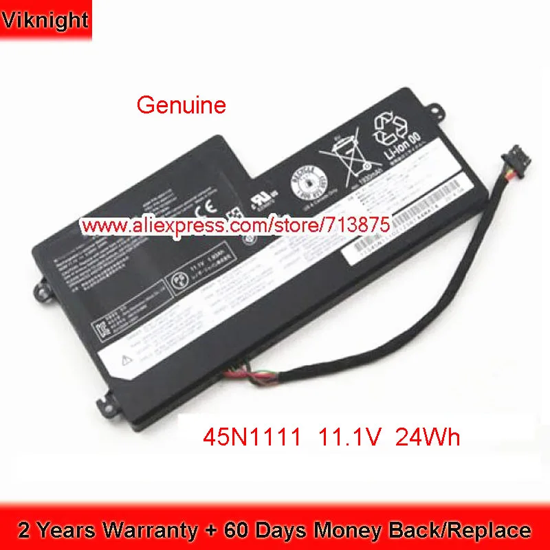 

Genuine 11.1V 24Wh 45N1111 X240 Battery for Lenovo ThinkPad T440S S440 S540 T440 45N1108 45N1109 45N1110 45N1112 X250 X260 x270