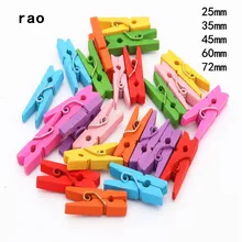 Wooden-Clips Craft 25mm School 72mm 45mm 60mm 35mm Color Made-In-China