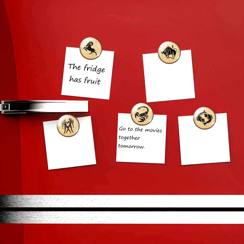 Созвездия магнит на холодильник Декор 12 знаков зодиака магниты Скорпион Овен