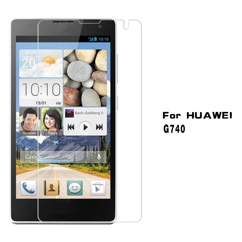Высококачественное закаленное стекло для huawei G740 G730-U10 G700 Защитная пленка для экрана Взрывозащищенная ультратонкая с чистящими инструментами - Цвет: G740