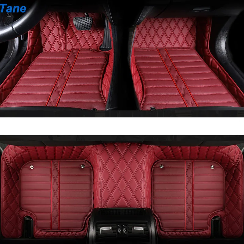 Tane кожаные автомобильные коврики для mercedes w245 w169 ml w163 w164 w246 slk r171 cls w219 w212 w245 cla gla аксессуары ковер