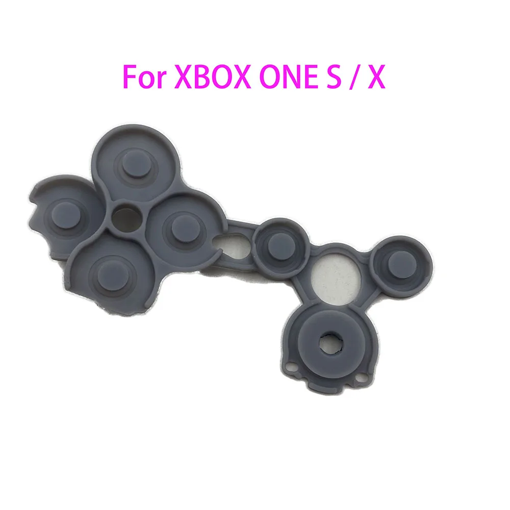 XBOX 시리즈 S / X 컨트롤러 용 30PCS Xbox One 및 S /X 용 전도성 접촉 버튼 D 패드 패드 XBOX ONE Elite 1 용 고무 패드
