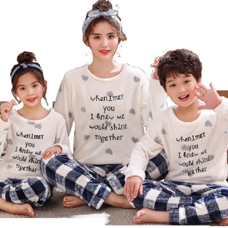 mom son and daughter matching outfits