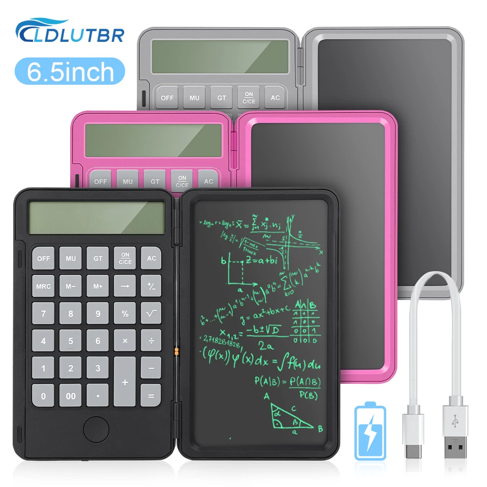 

6.5 inch LCD Writing Tablet Drawing Tablets Graphic Tablets Handwriting Pads Electronic Graphic Board with calculator portable