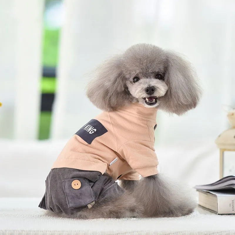 Собака плащи одежда для кошки Pet комбинезон, толстовка с капюшоном с буквенным принтом дизайн для питомцев щенком; зимняя теплая одежда