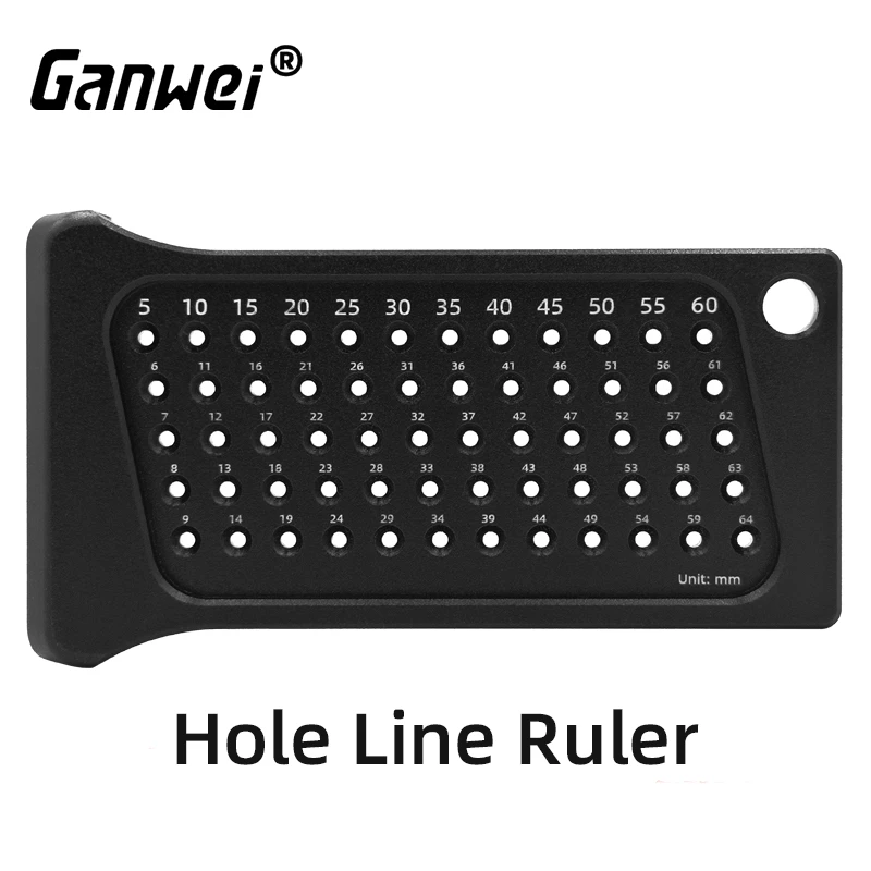 Ganwei Hole Line Ruler Multifunction Ruler Marking Gauge Woodworking
