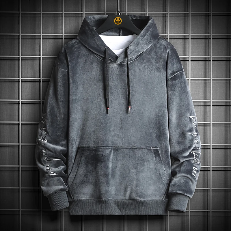 Mens Velvet Hoodies | DromedarShop.com Online Boutique