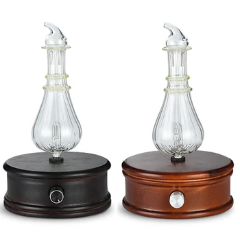 

hot sale Waterless Essential Oil Diffuser Wood And Glass Aromatherapy Diffuser Aroma Difusor Essential Oil Nebulizer For Home