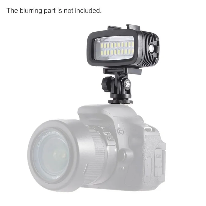 Для gopro led аксессуары 40 м водонепроницаемая лампа подводный gopro led свет видео вспышка заполняющий свет для SJCAM Xiaomi 700LM SL-100
