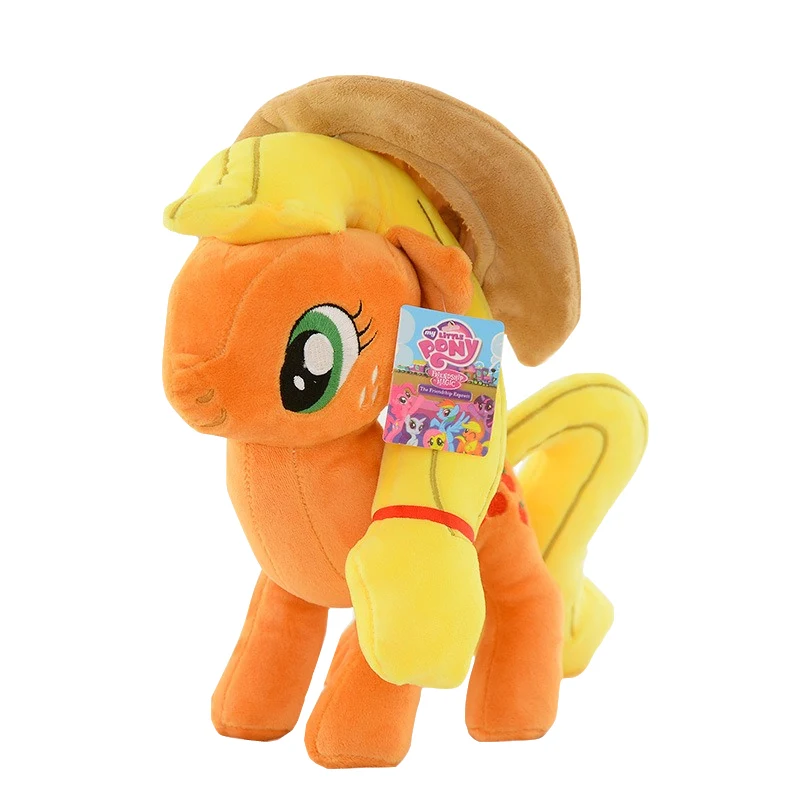 Оригинальные 20-40 см My Little Pony Животные Мягкие плюшевые игрушки мультфильм красочные Радуга Единорог милый пони кукла Дети Рождественский подарок девочка