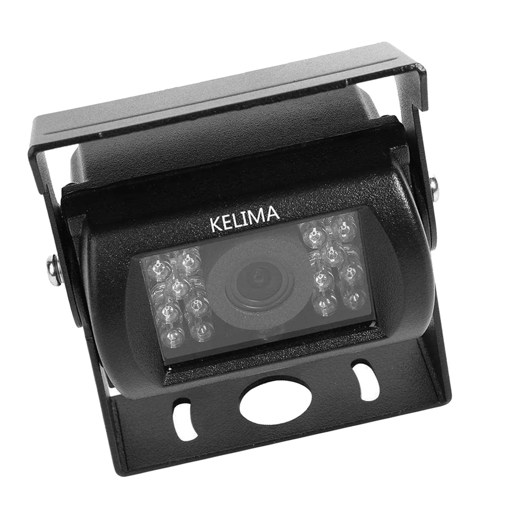 Backup Camera, Reversing Camera, Waterproof 18 Infrared Night Vision Rear View Camera for Trucks Buses and More