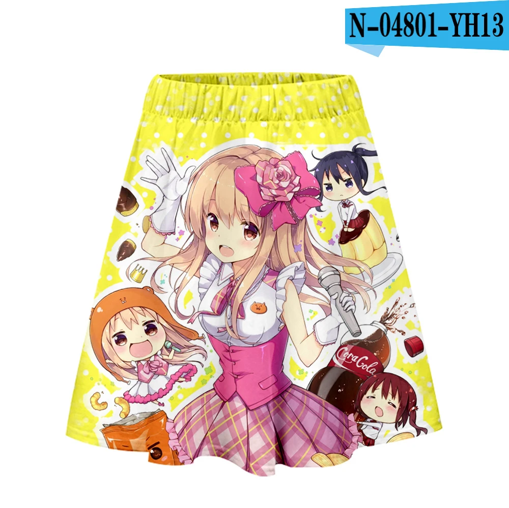 Himouto! Umaru-chan юбка Harajuku Повседневная стиль Harajuku поп юбки новые сексуальные Kpop Женские повседневные Горячая Распродажа Мода - Цвет: E