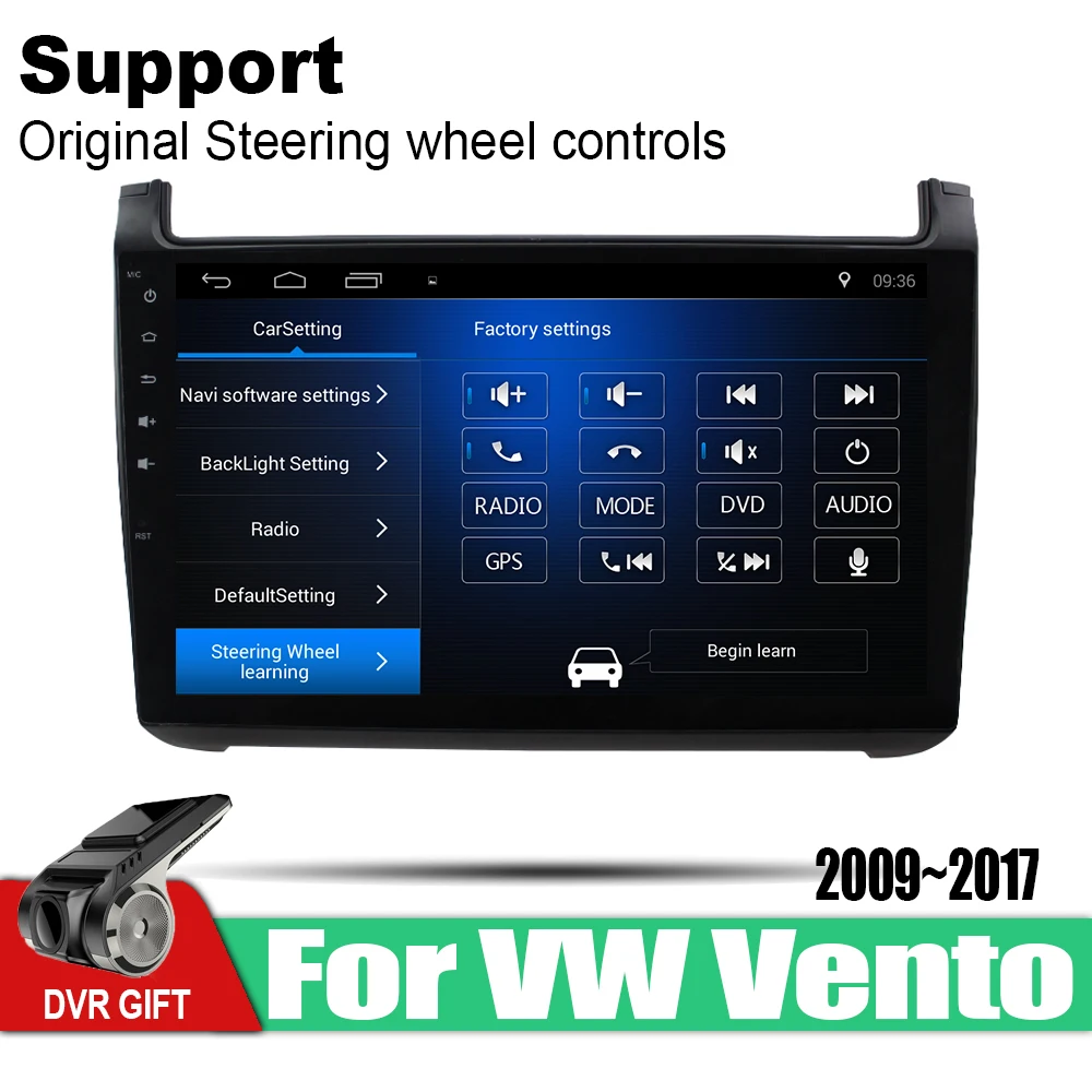 Для Volkswagen VW Vento 2009~ Android автомобильный 2 din Мультимедиа gps навигация vedio стерео радио аудио wifi BT видео карта