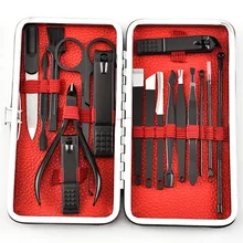 Nordmyra наборы костюм ножницы маникюрные Набор ногтей инструмент из нержавеющей стали 17 шт