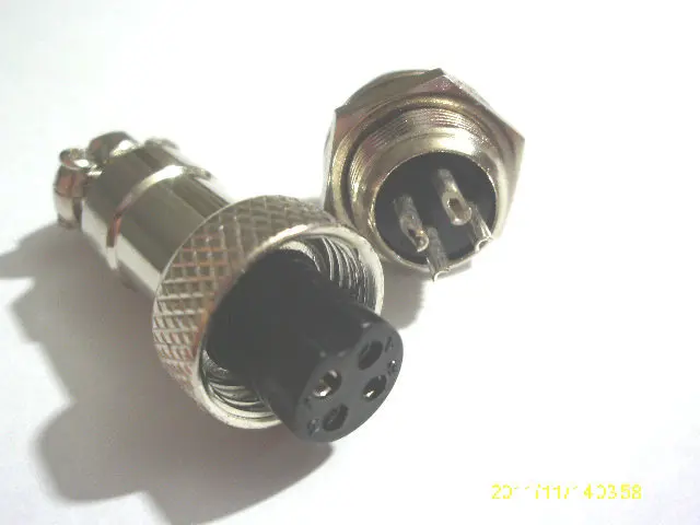 50 компл. GX12 4 Pin 12 мм аудио кабель разъем шасси крепление