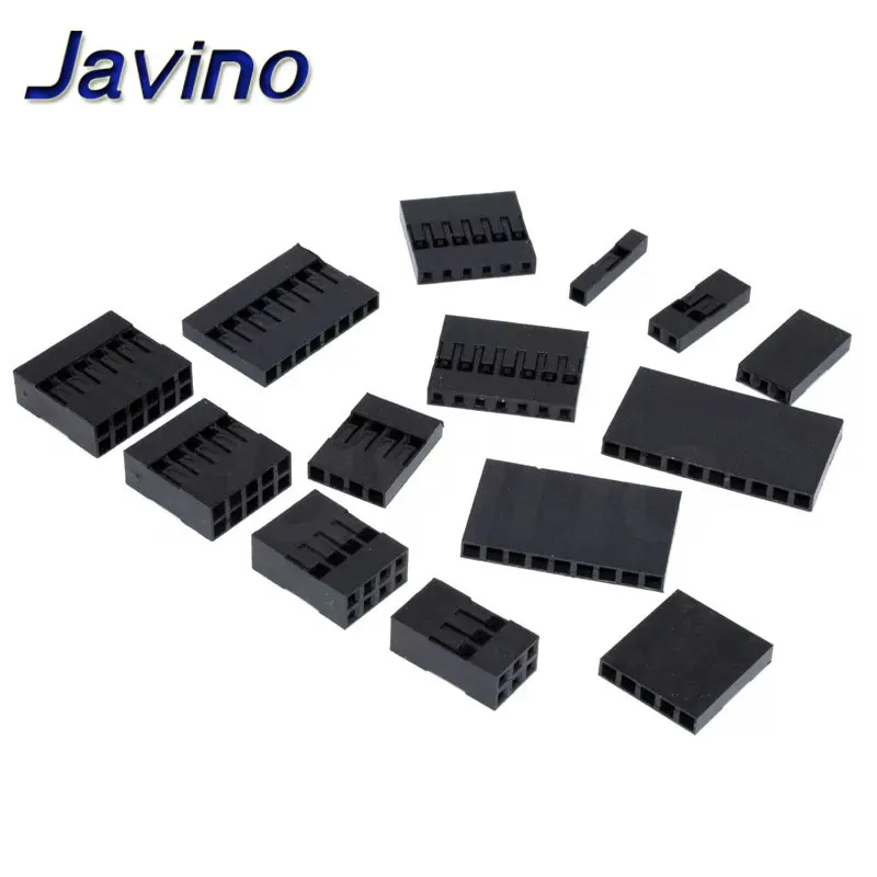 Пластиковый корпус Dupont 50/25 шт. 1pin 2pin 3pin 4Pin 7Pin 8Pin 9pin 10Pin 2 54 мм разъем
