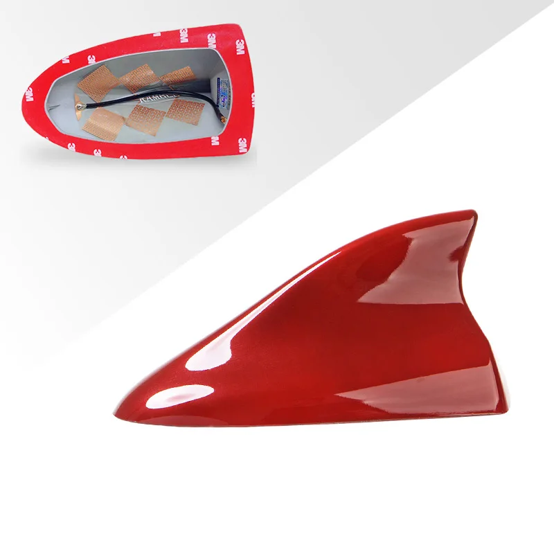 Red Advanced Style Радио Акула Антенна для Защитные чехлы для сидений, сшитые специально для Opel astra j gtc f Характеристическая вязкость полимера g k 16 2001 2004 2007 2008 2010 2011 2012 2013 и многое другое - Цвет: Red Advanced Style