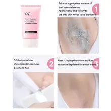 Yoxier Painless Hair Removal Cream Face Arm Leg Back Underarms Bikini Line Full Body Repair Gentle Non-Irritating Skin Care 60g