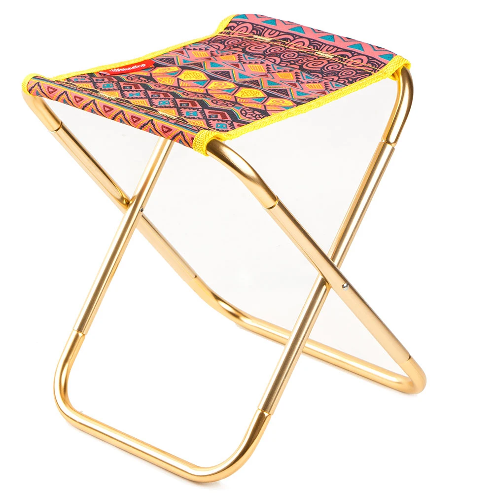 

Hot New Outdoor Mini Portable Folding Stool Aluminum Camping Tripod Folding Stool Fishing Chair with Storage Bag