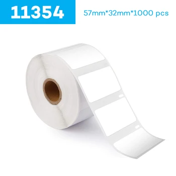 

CIDY 1 Rolls Dymo Compatible LW 11354 Label 57mm*32mm 1000 lables for LabelWriter 400 450 450Turbo Printer Seiko SLP 440 450