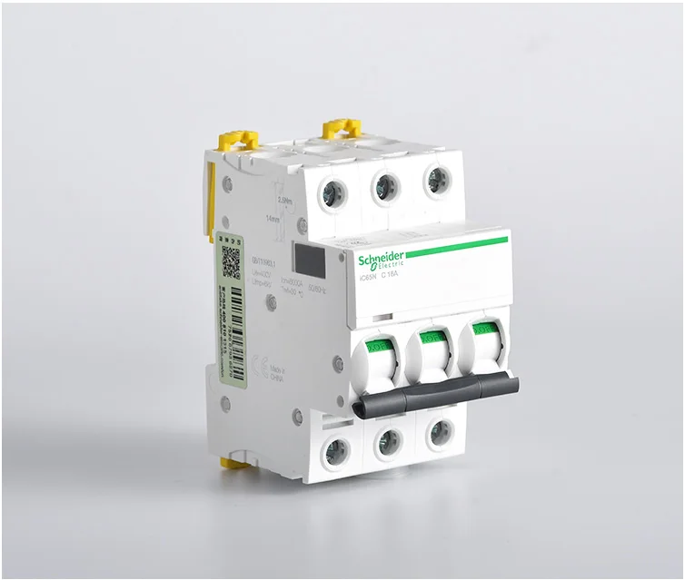 Schneider воздушный выключатель IC65N миниатюрный автоматический выключатель 3P домашний 6A-63A