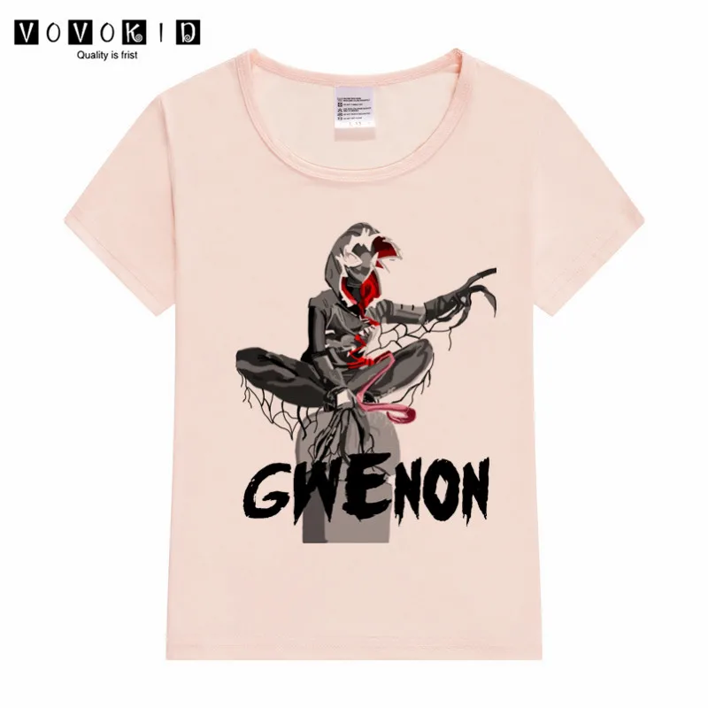 Для маленьких девочек и мальчиков фильм Marvel Venom футболка с принтом детская Managa смешные футболки для маленьких девочек, розового, серого, белого цвета, кофта - Цвет: P1765J-pink