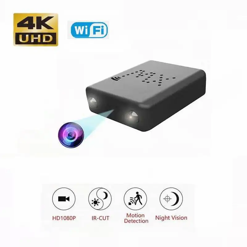 

Newest 4K MiniCamera Wifi IP Full HD Secret Camera Night Vision Micro Camera Motion Detection Mini DVR Cam Hidden Mini Camcorder