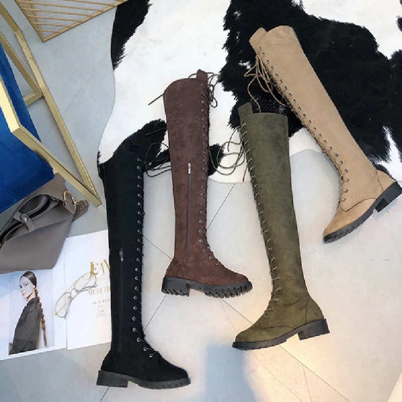 

2021 spring new super long over-the-knee boots female high-tube fashion boots fashion all-match trend