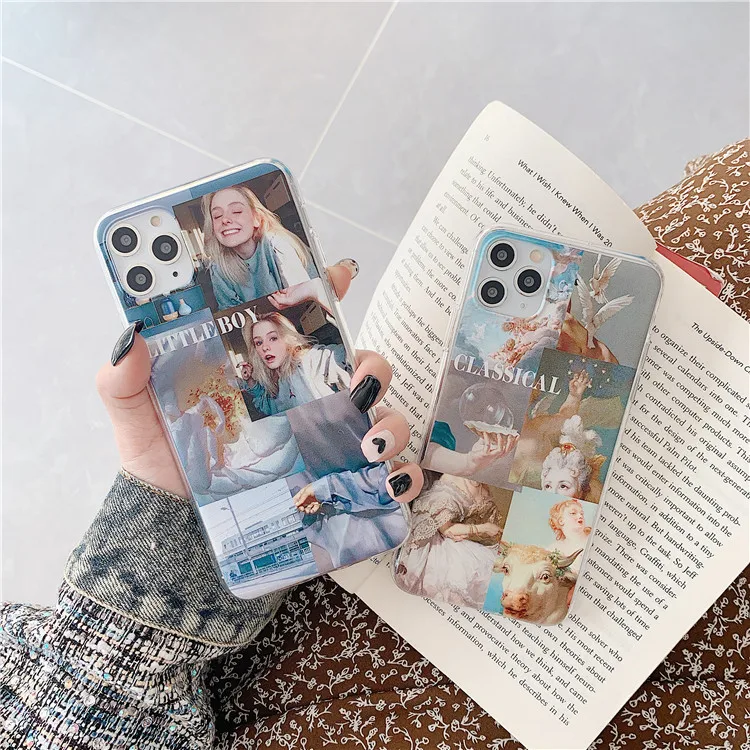 Роскошный художественный чехол для телефона в стиле ретро с изображением