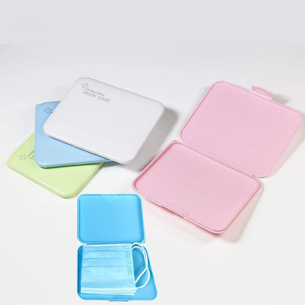 Портативный футляр для хранения маски лица влагостойкий одноразовый органайзер