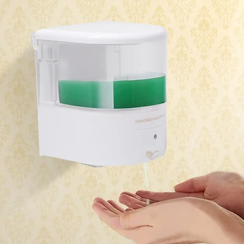 

1Pc 600ml Automatic Soap Dispenser Wall Mounted Hand Sanitizer Infrared Hand Sanitizer Machine for Hotel Restauranr