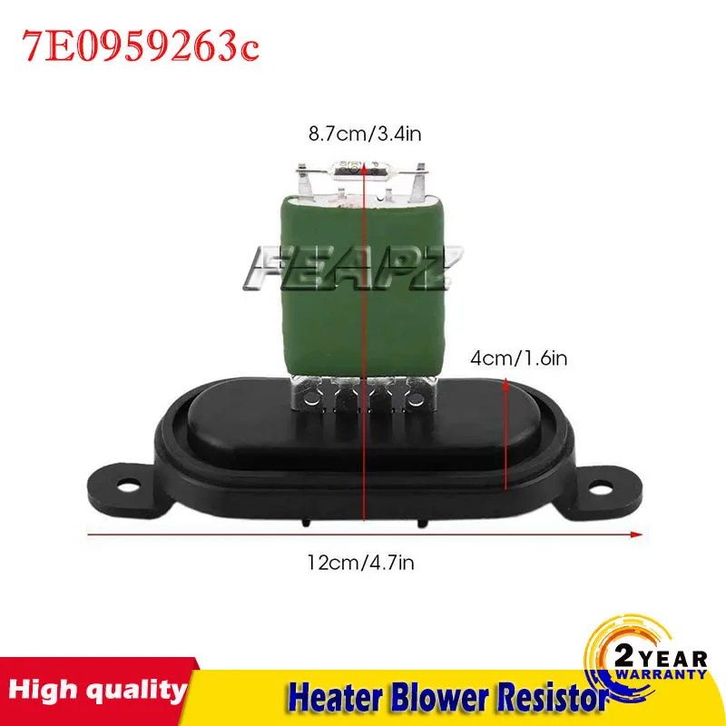 Per Vw T5 Transporter Multivan 2003-2014 Ventilatore Riscaldatore Resistor7E0959263C