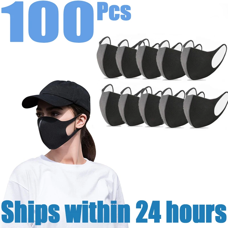 

Fast Delivery Reusable PM2.5 Face Masks Anti Dust Masks Unisex Breathable Earloops Face Mouth Cover Face Protective Maska Masqu