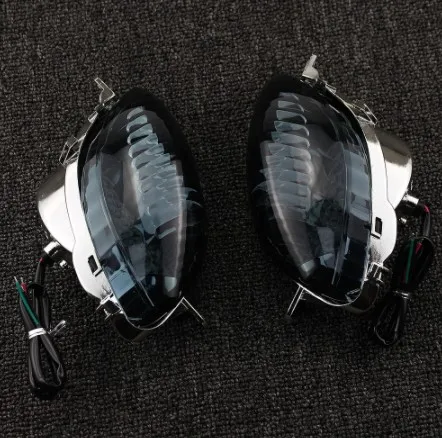 Светодиодный указатель поворота для 99-07 Suzuki GSX 1300R GSXR1300 Hayabusa индикатор мигалка боковые мигающие лампочки мотоцикл часть - Цвет: B