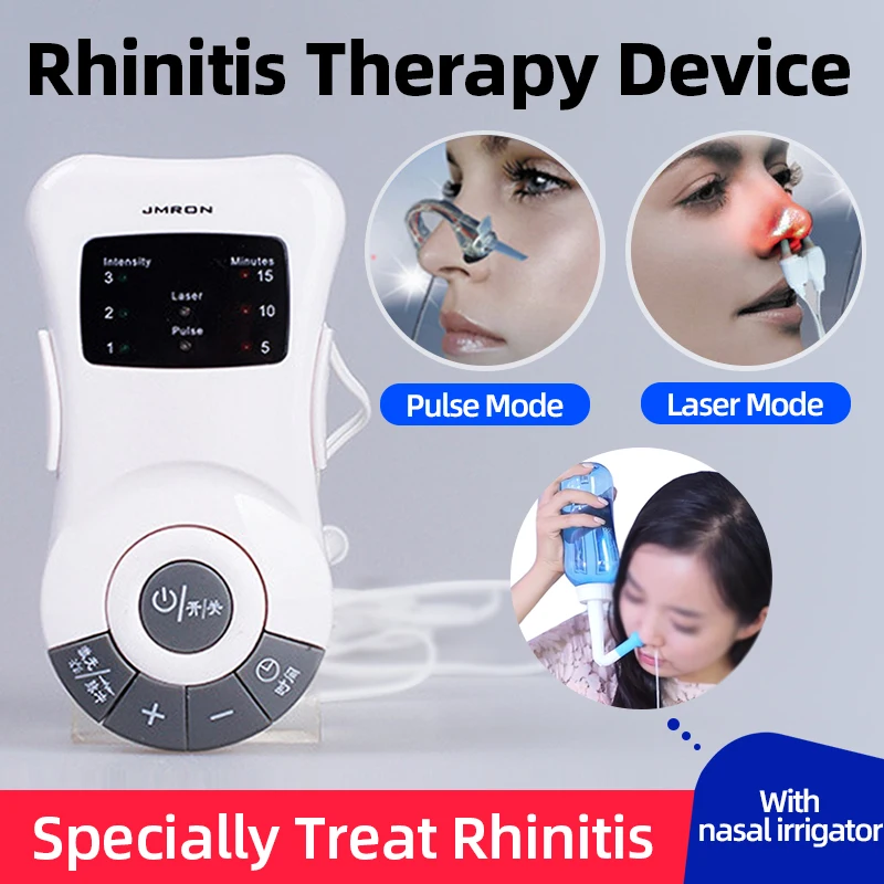 Rhinitis Sinusitis Cure Therapy Device Pulse Laser Duble-Mode Treatment Nosal Congestion Health Care Massage Machine Rhinitis Sinusitis Cure Therapy Device Pulse Laser Duble-Mode Treatment Nosal Congestion Health Care Massage Machine