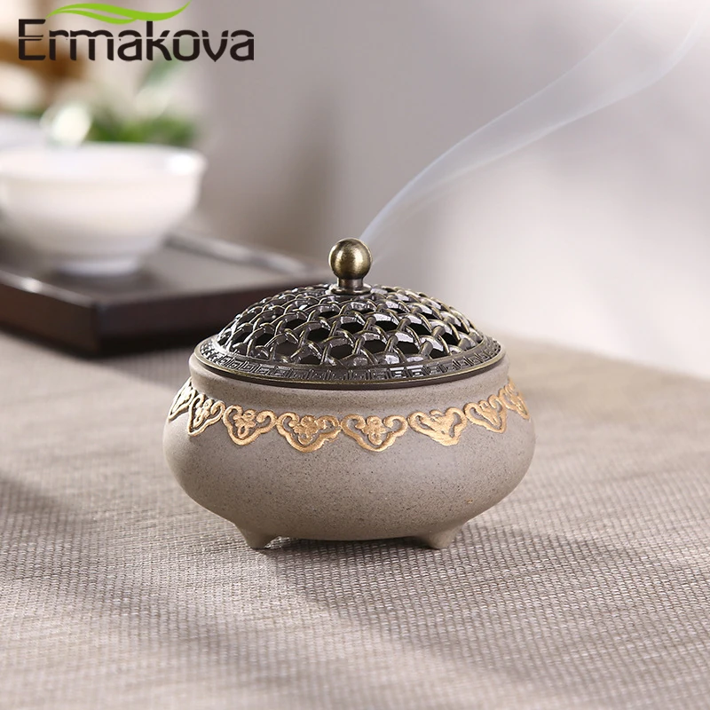 ERMAKOVA керамическая курильница фарфоровая катушка держатель для благовоний для медитации Deworming расслабляющие аксессуары для дома
