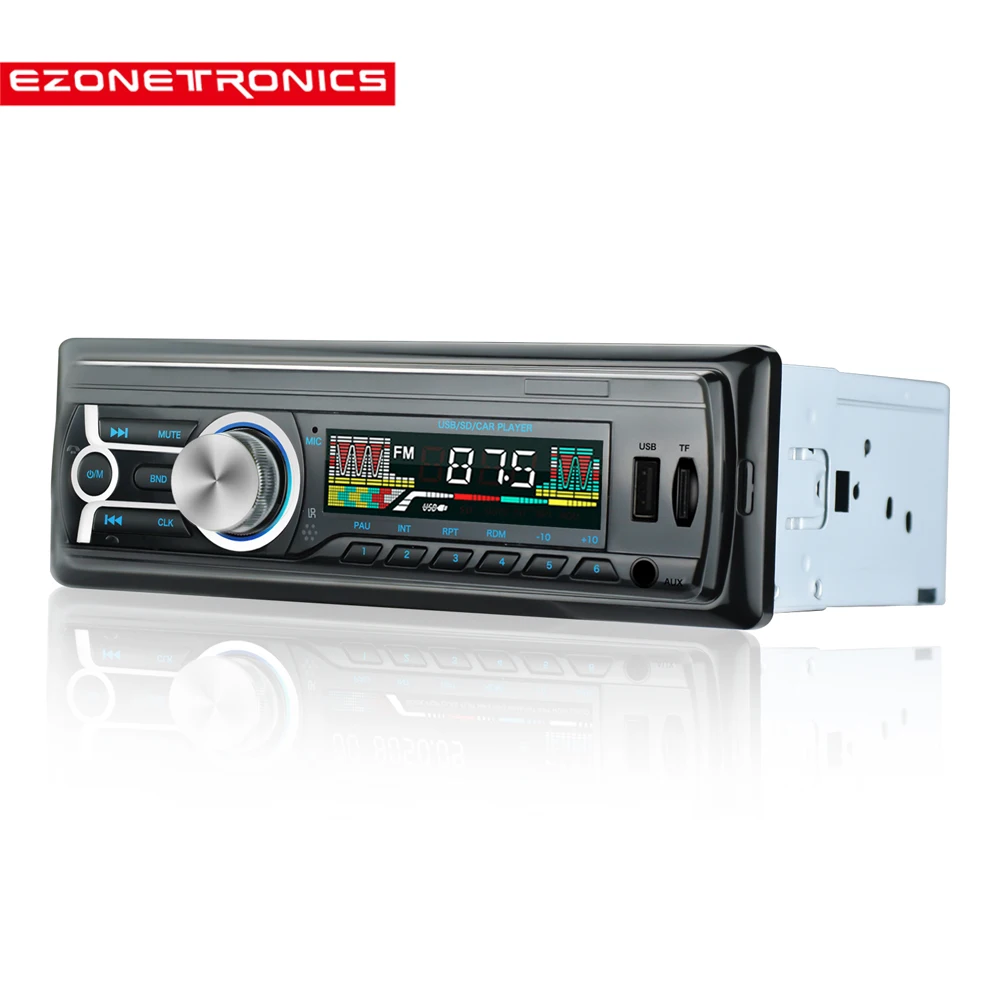 Автомобильный Радио стерео плеер Bluetooth телефон аудио Авто AUX-IN MP3 FM/AM/USB/1Din/пульт дистанционного управления 12 В универсальная JQ1784