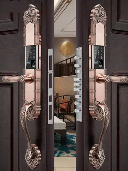 

Fingerprint Lock Villa Code Lock Fingerprint And Touchscreen Smart Lock Digital Door Lock Key Unlock Keyless Entry Door Lock