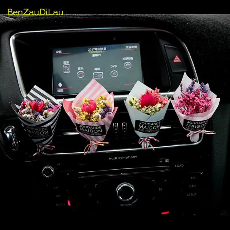 

Car Creative Flower Air Conditioning Outlet Perfume Clip Auto Air Freshener Lovely Car Ornaments