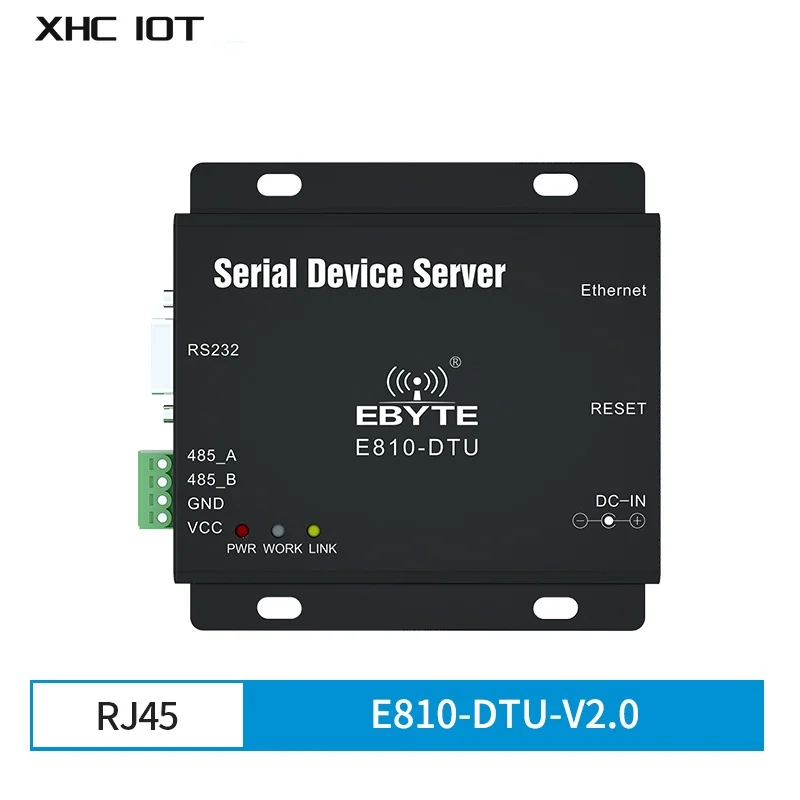 

RS485/RS422 RJ45 to Ethernet Serial Server Modem MQTT Industrial Modbus RF Converter TCP/UDP ARP ICMP IPV4 E810-DTU-V2.0 XHCIOT