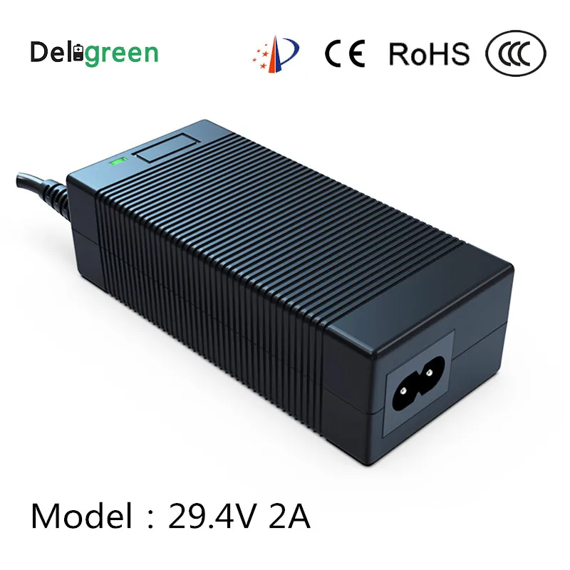 29 4 V 2A Универсальное зарядное устройство 58 8 W AC 100 240V для скутеров частей скейтборд