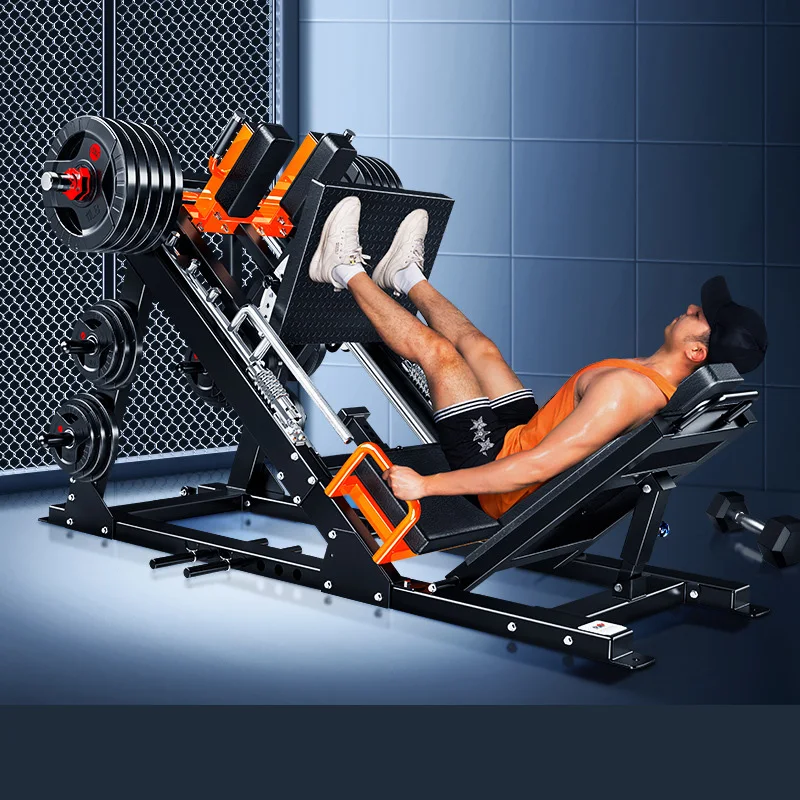 Inverted Pedal Machine, Kick Squat up trainer, Oblique Squat Machine, Household Leg Strength Fitness Equipment, Hack Machi